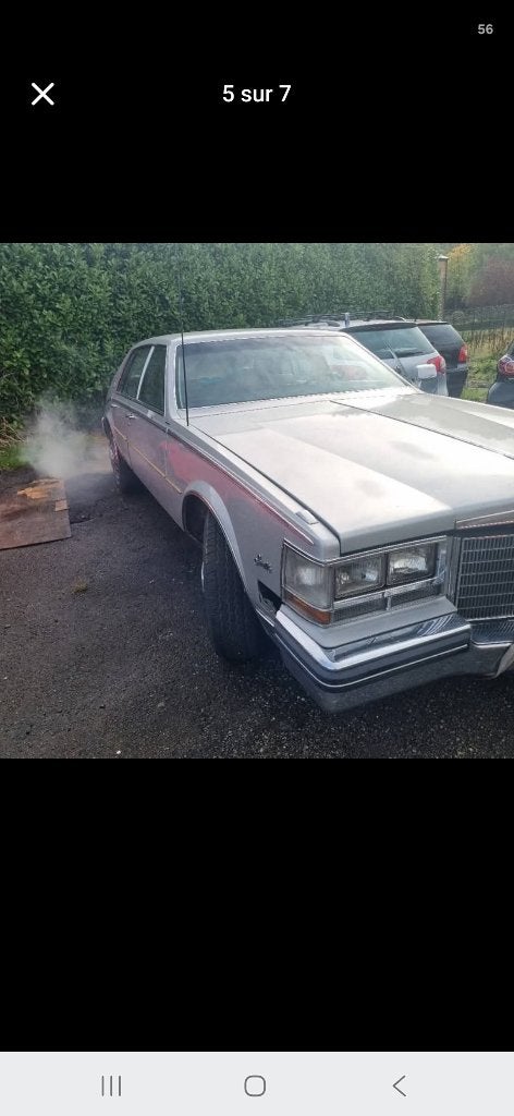 Cadillac Sevilla 1984 V8, Auto's, Automaat, Achterwielaandrijving, Beige, Leder