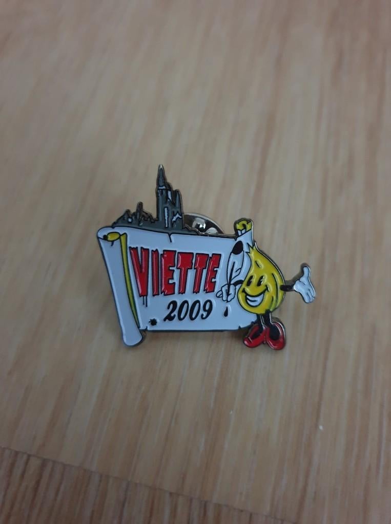 Pin kandidaat prins Aalst carnaval Viette 2009, Enlèvement ou Envoi