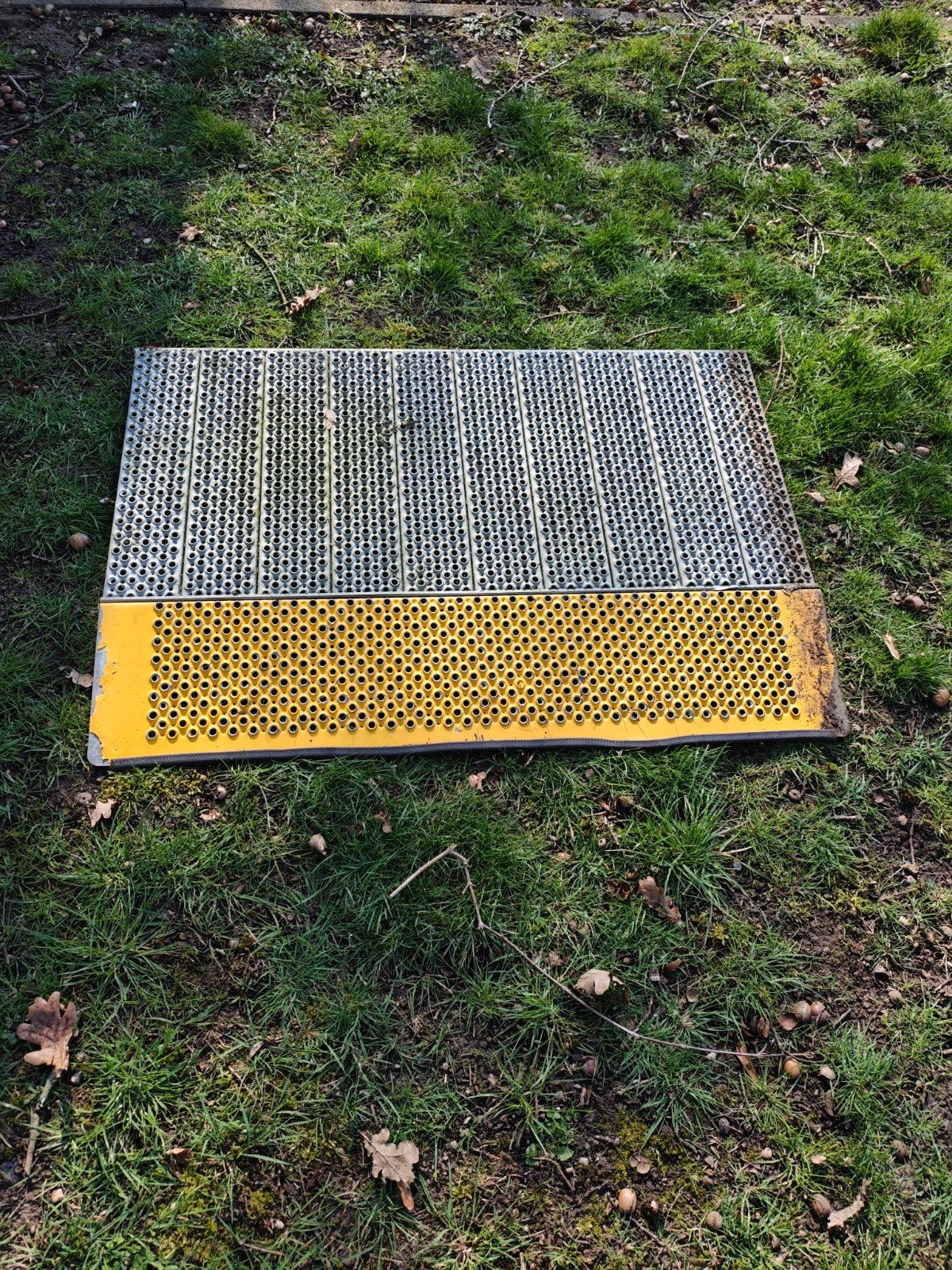Op rijplaat rolstoel, Ophalen, Gebruikt