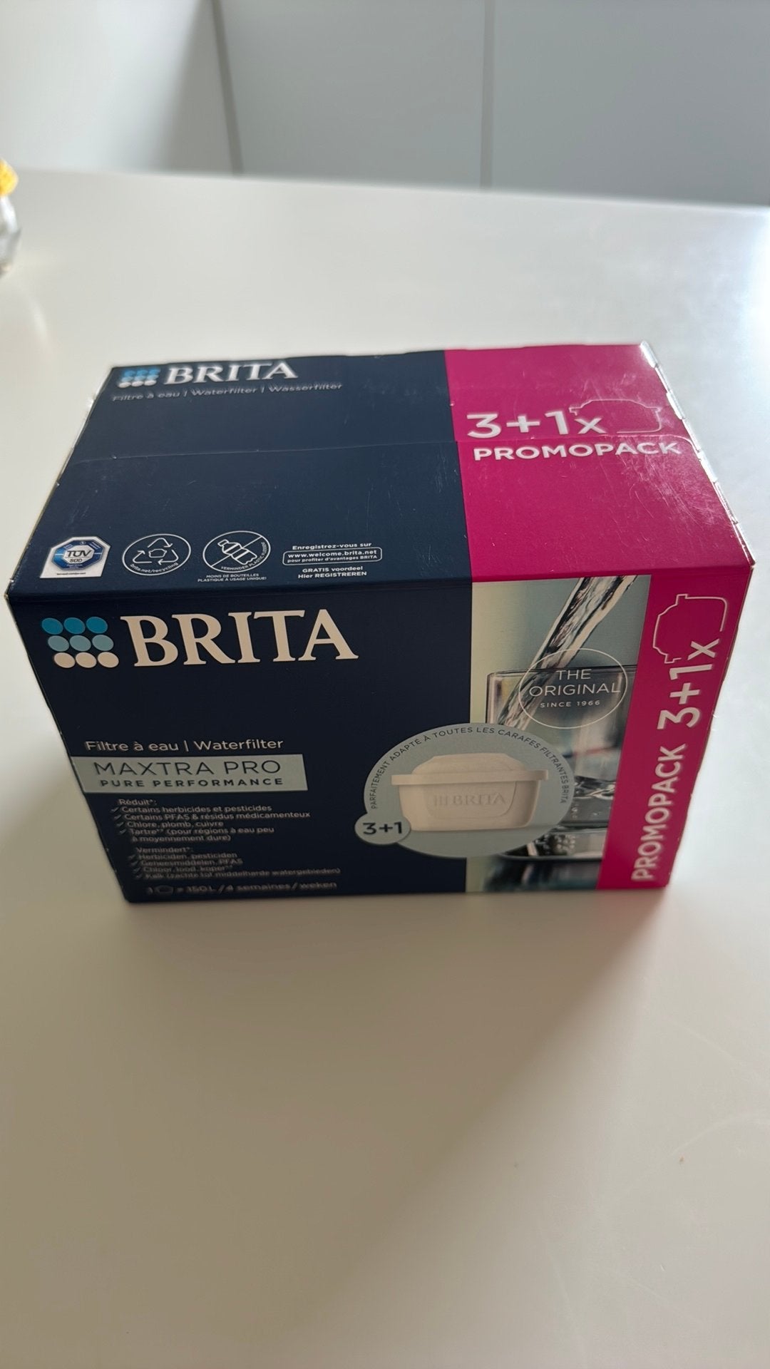 Brita cartouches 3+1 neuve, Electroménager, Adoucisseurs d'eau, Enlèvement ou Envoi, Neuf, Adoucisseur d'eau au sel