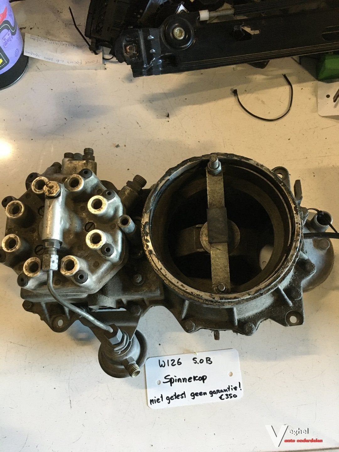 Mercedes W126 5.0 Benzine Spinnekop  117 141 07 90, Gebruikt, -, -, Ophalen of Verzenden
