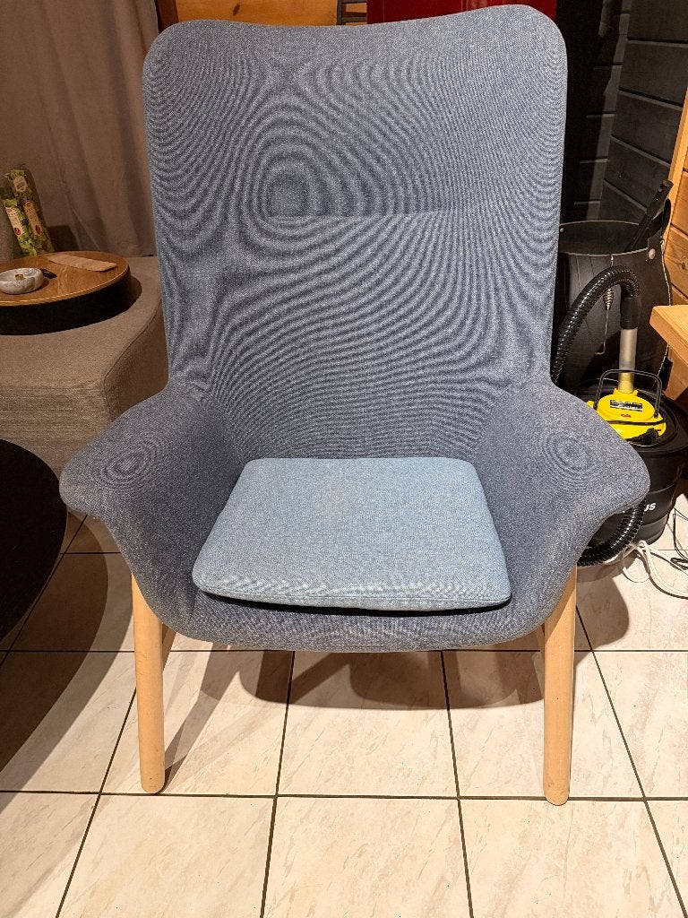 Fauteuils IKEA, Maison & Meubles, 75 à 100 cm, Bois, Comme neuf, Enlèvement