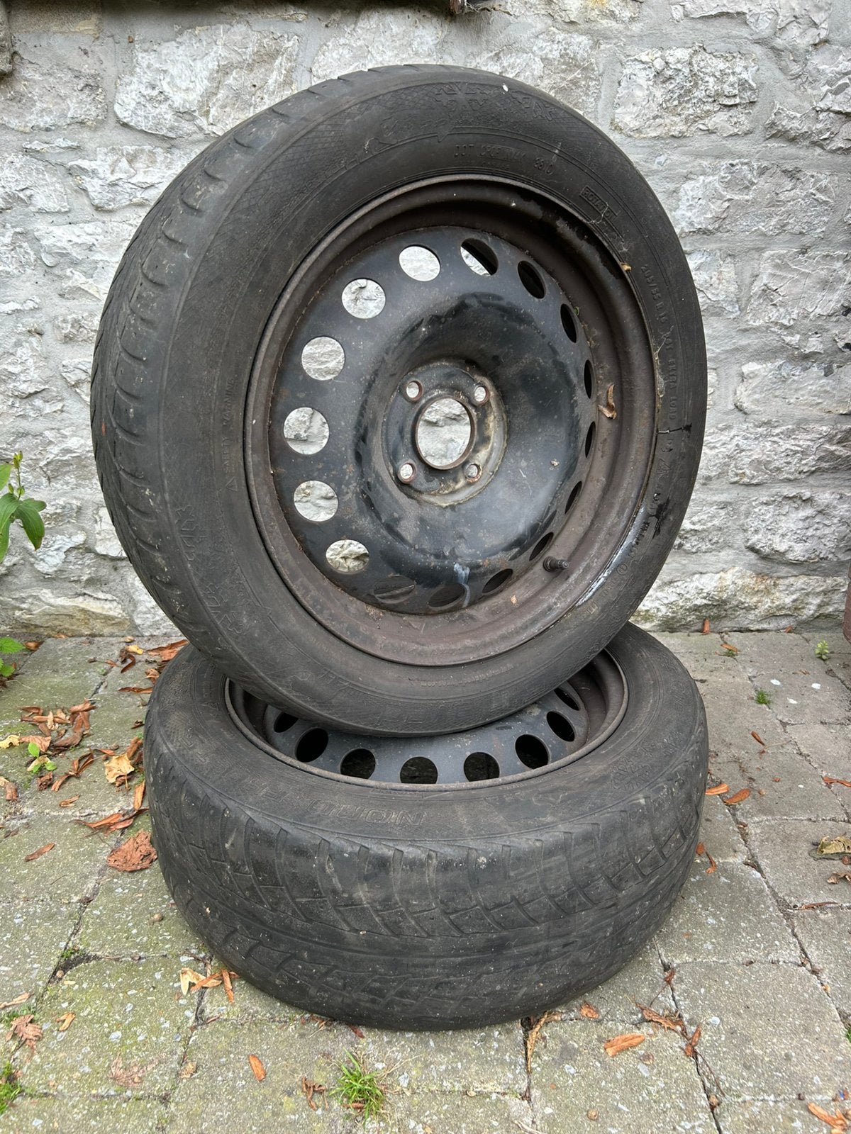 2 jantes tôles Citroën C4 Peugeot en 16", 4 Saisons, 16 pouces, Véhicule de tourisme, 205 mm