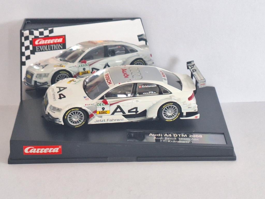 Carrera Evolution Audi A4 DTM 2008 Team T.Kristensen 27238, Neuf, Électrique, Carrera, Circuit