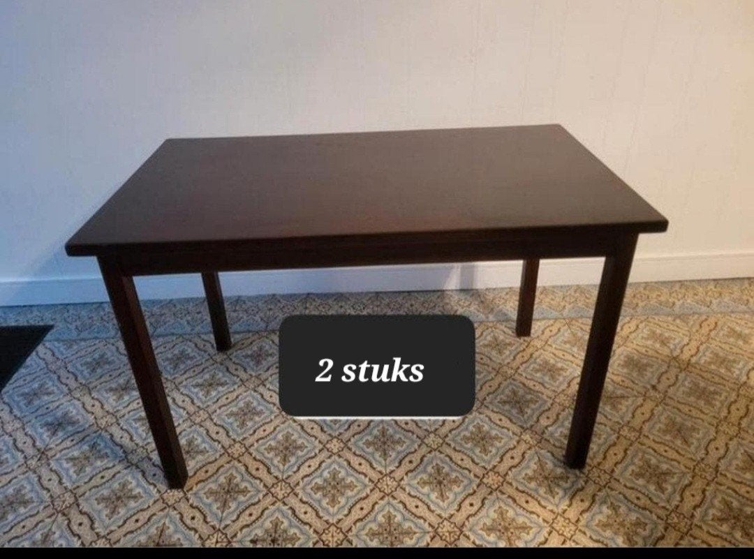 Tafels 2 stuks, Huis en Inrichting, Tafels | Eettafels, Ophalen, Gebruikt