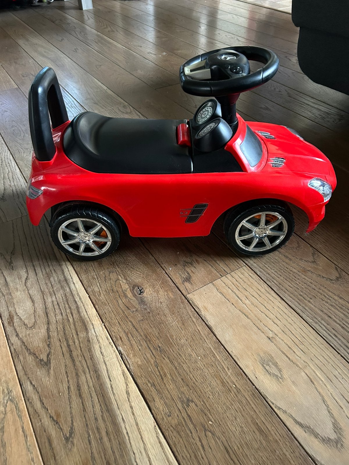 Mercedes loopauto, Ophalen, Gebruikt