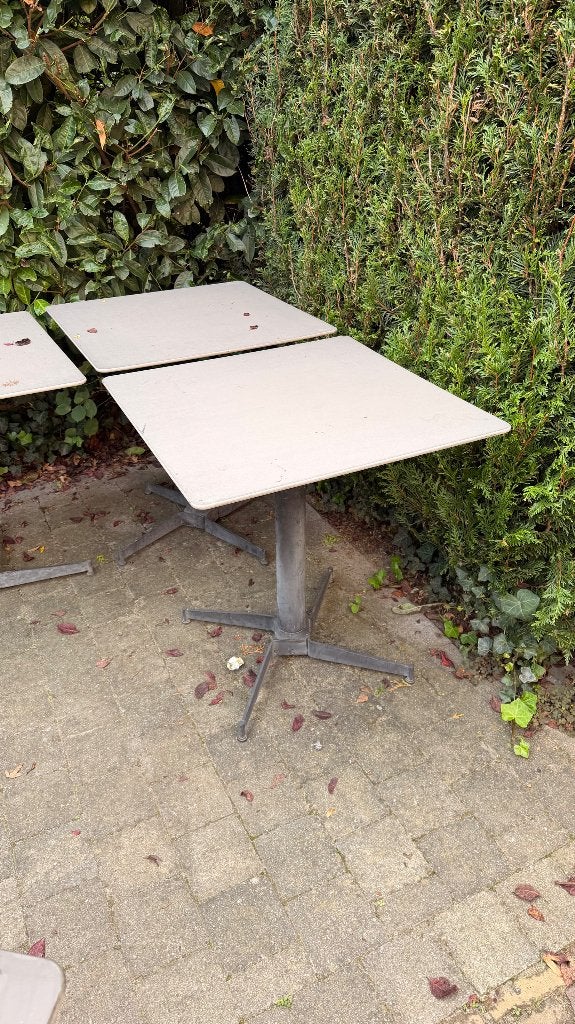 Terrastafel Horeca, Ophalen, Gebruikt, Vierkant, Kunststof