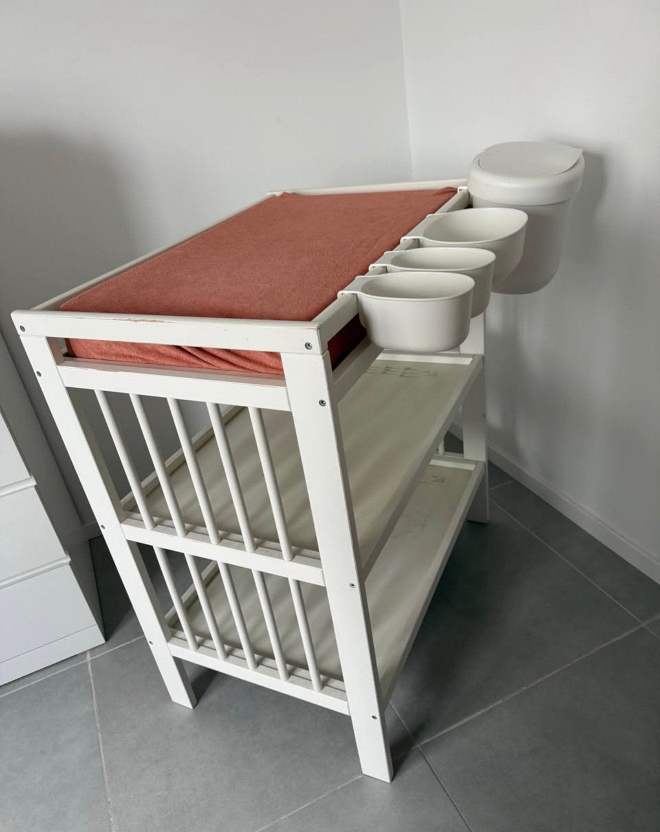 Luiertafel + accescoires, Ophalen, Zo goed als nieuw