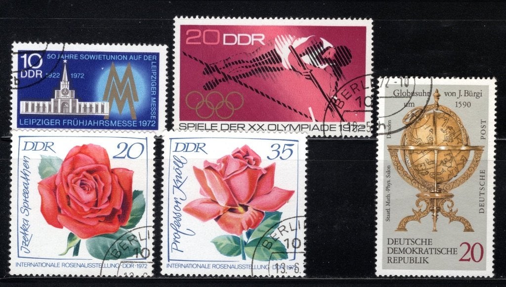 DDR Lot 1972 gestempeld, Verzenden, DDR, Gestempeld