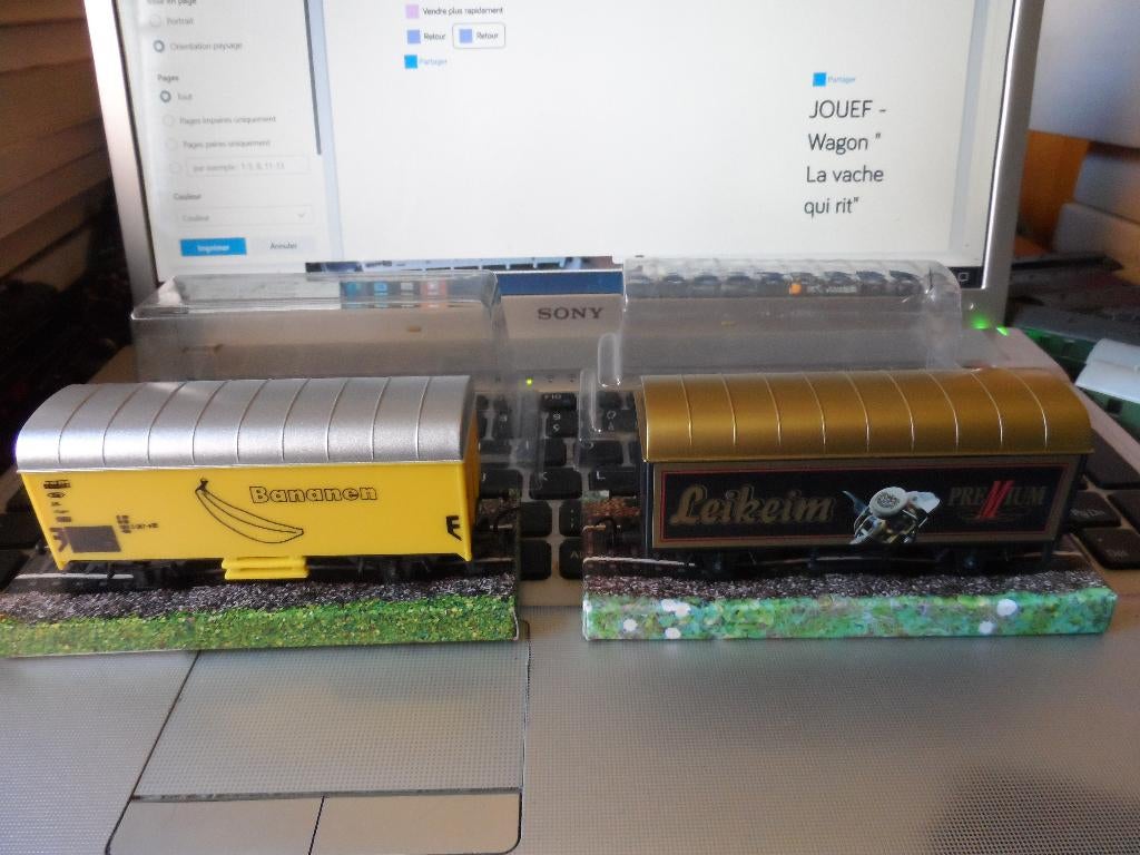 HUMMER Wagons "Leikeim premium" - "Bananen" NEUFS Emballage., Neuf, Autres marques, Analogique, Enlèvement ou Envoi