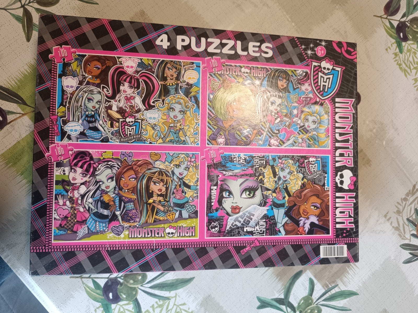 Puzzle Monster High, Enlèvement, Moins de 500 pièces, Utilisé, Puzzle