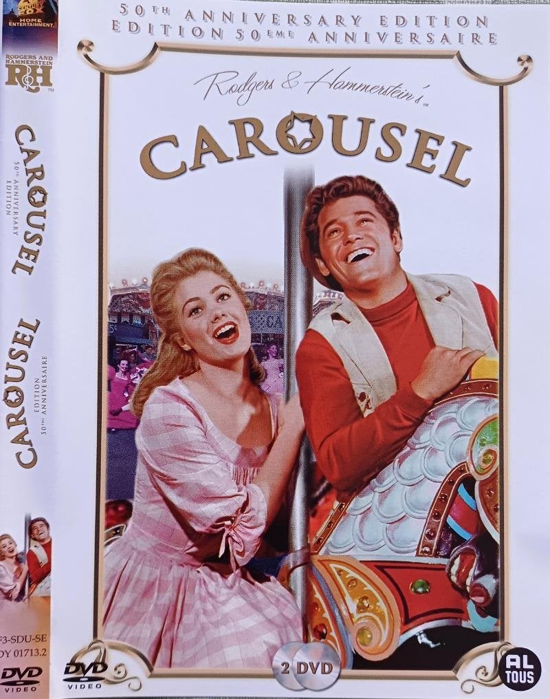 dvd CAROUSEL  SHIRLEY JONES ...  MUSICAL, CD & DVD, Enlèvement ou Envoi, Comme neuf, Comédie musicale