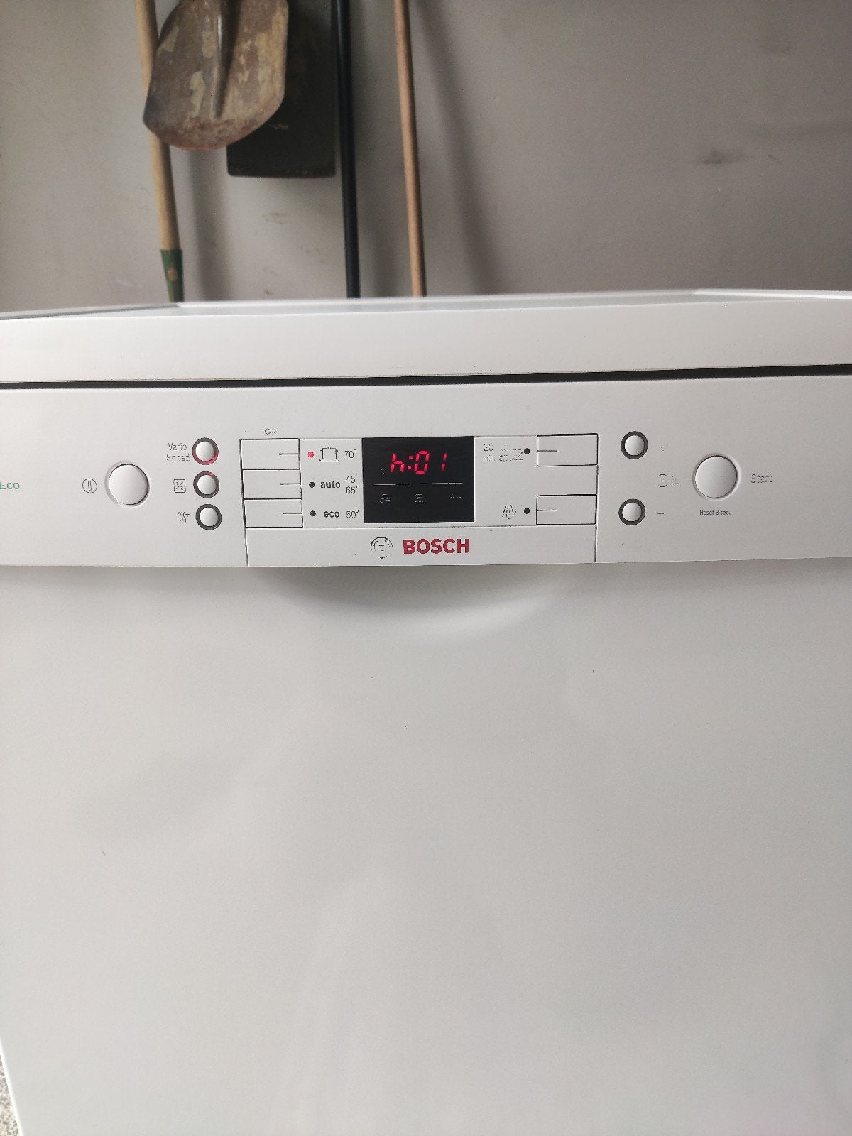 Bosch vaatwasser, Ophalen