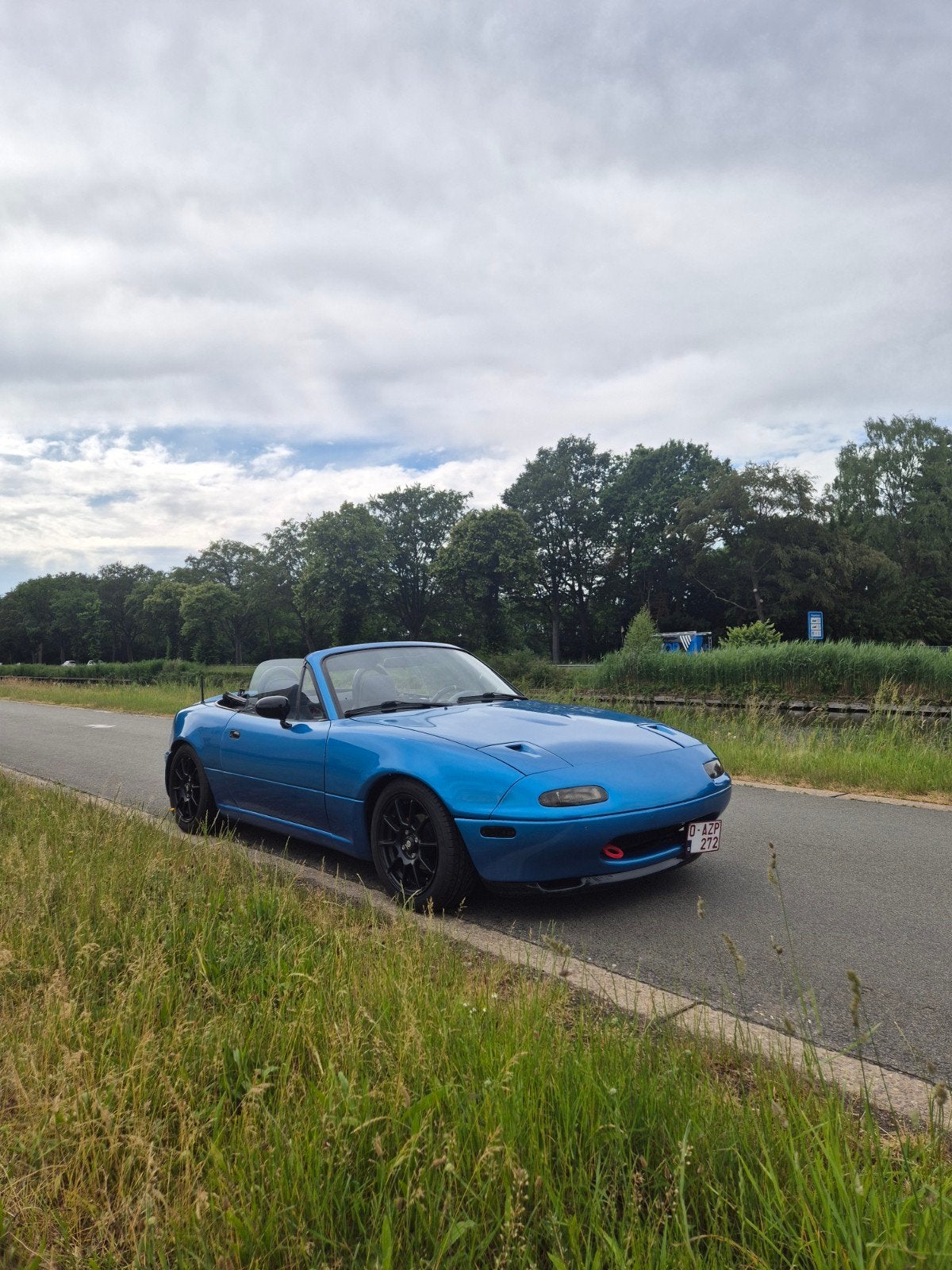 Mazda mx5 na miata, Achterwielaandrijving, Zwart, 4 cilinders, Particulier