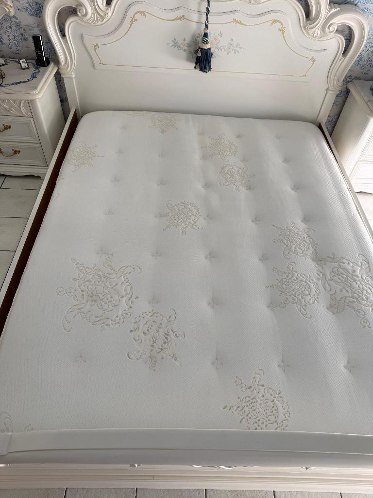 Zo goed als nieuwe matras BEKA Hermitage 160 x 200, Matelas, Comme neuf, Enlèvement, 200 cm