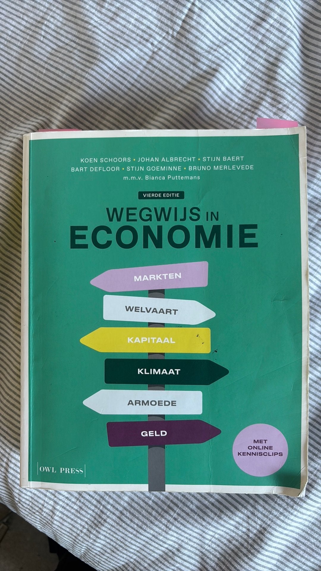 Bruno Merlevede - Wegwijs in economie, Boeken, Economie, Management en Marketing, Ophalen, Bruno Merlevede; Bart Defloor; Koen Schoors; Stijn Goeminne; ...