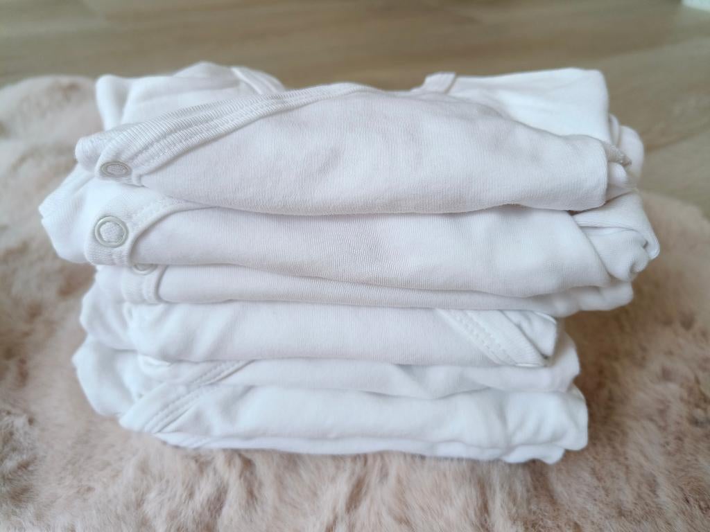 10 rompertjes maat 56, Kinderen en Baby's, Babykleding | Maat 56, Ophalen, Zo goed als nieuw, Jongetje of Meisje, Nacht- of Onderkleding