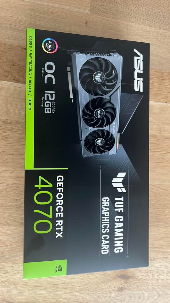 Asus tuf gaming ge force rtx 4070, Enlèvement, Comme neuf
