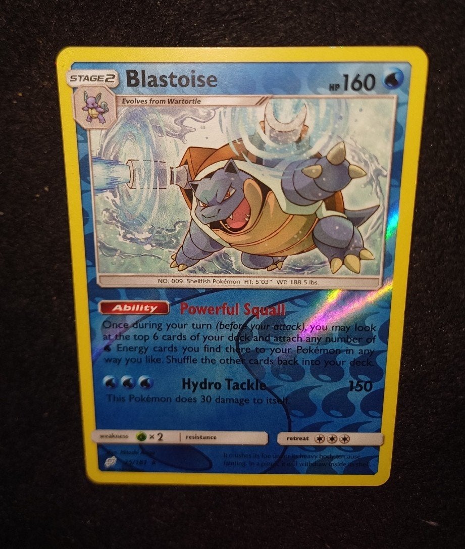 Vintage: Blastoise rev 25/181 Team-Up, Ophalen of Verzenden