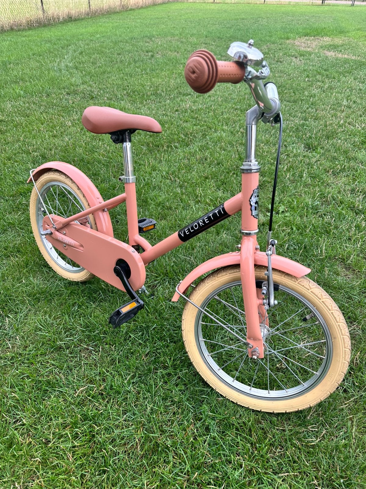Veloretti Maxi 16” kinderfiets, Ophalen, Zo goed als nieuw, Terugtraprem, Zijwieltjes