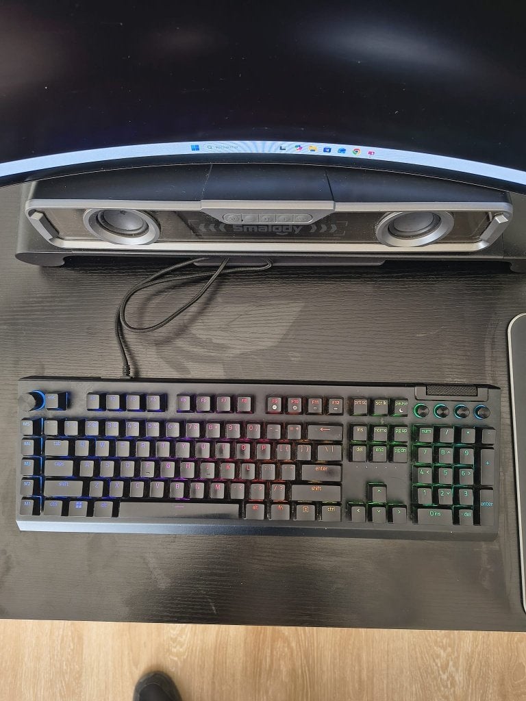 clavier pc, Informatique & Logiciels, Claviers, Touches multimédia, Comme neuf, Enlèvement, Razer