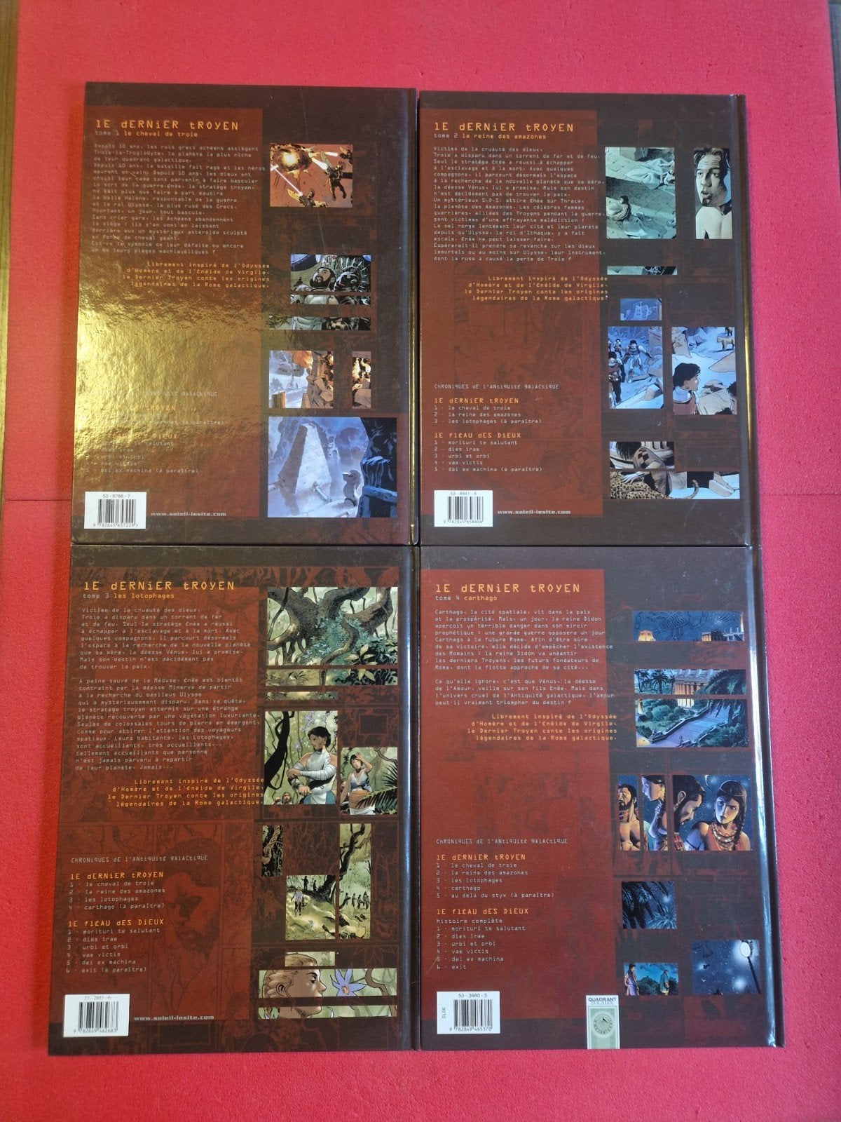 lot de 4 bd le dernier troyen 1 à 4,EO, Livres, Enlèvement ou Envoi
