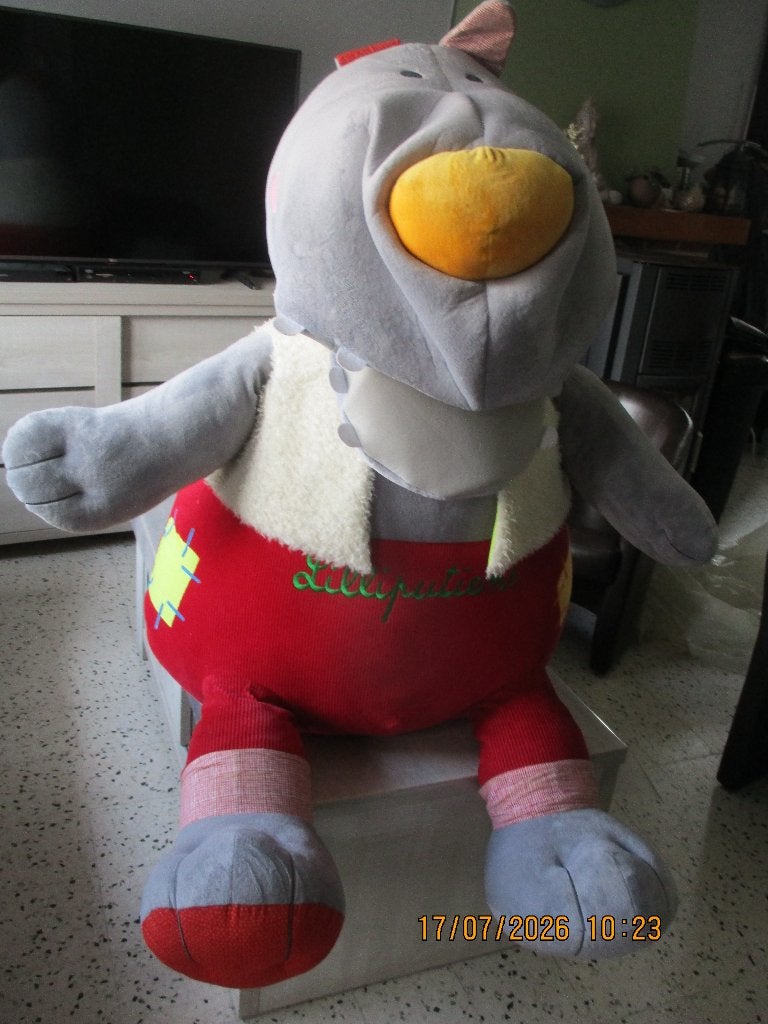 Nicolas le loup Lilliputiens, Enfants & Bébés, Jouets | Peluches, Comme neuf, Autres types, Autres marques, Grand (plus de 80 cm)