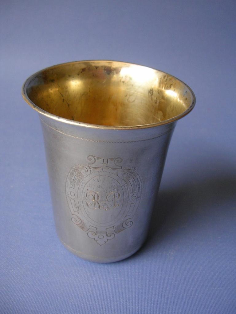 Oude beker in zilver 800, 58 gram, Antiek en Kunst, Ophalen of Verzenden, Zilver