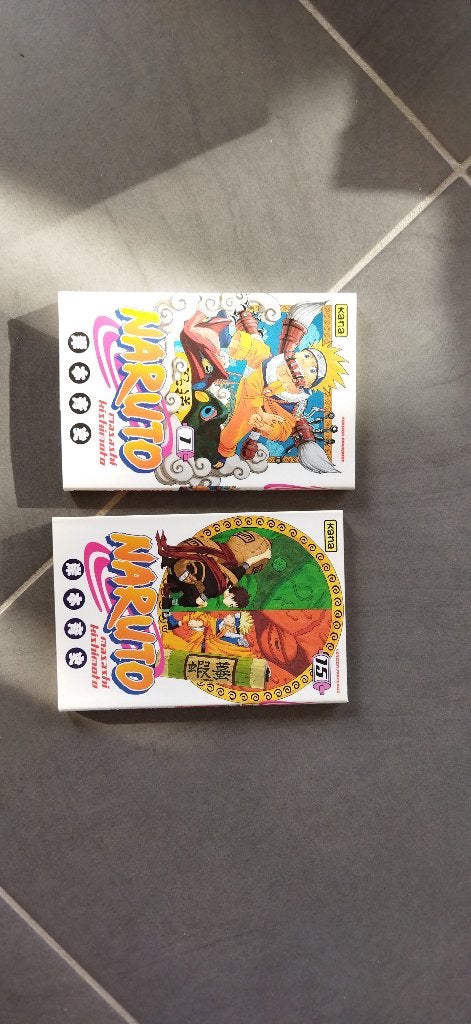 Naruto manga 1 et 15, Livres, Enlèvement