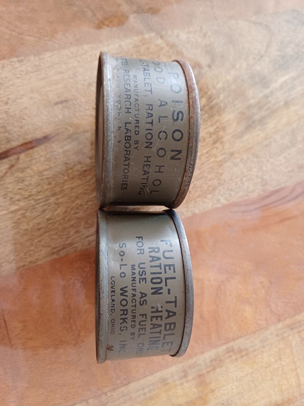 2 US fuel tablets, Ophalen of Verzenden