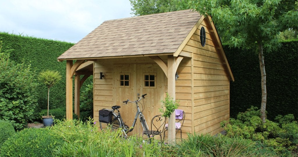 Landelijk tuinhuis LODGE in diverse standaard maten, Verzenden, Nieuw