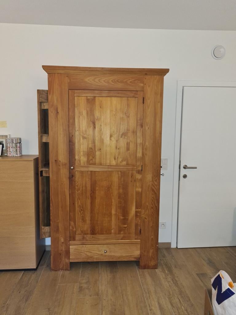Meuble en pin avec porte bar, magnifique bois massif, Maison & Meubles, Armoires | Buffets, Enlèvement, Utilisé, Pin