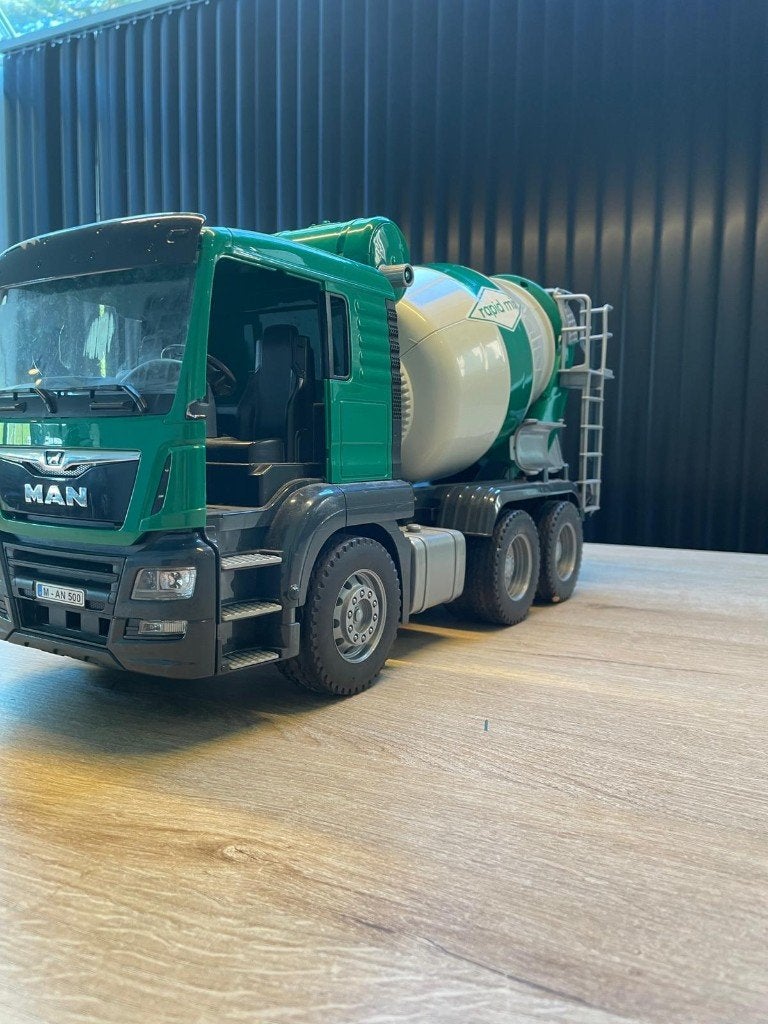 Betonmixer, Ophalen, Gebruikt