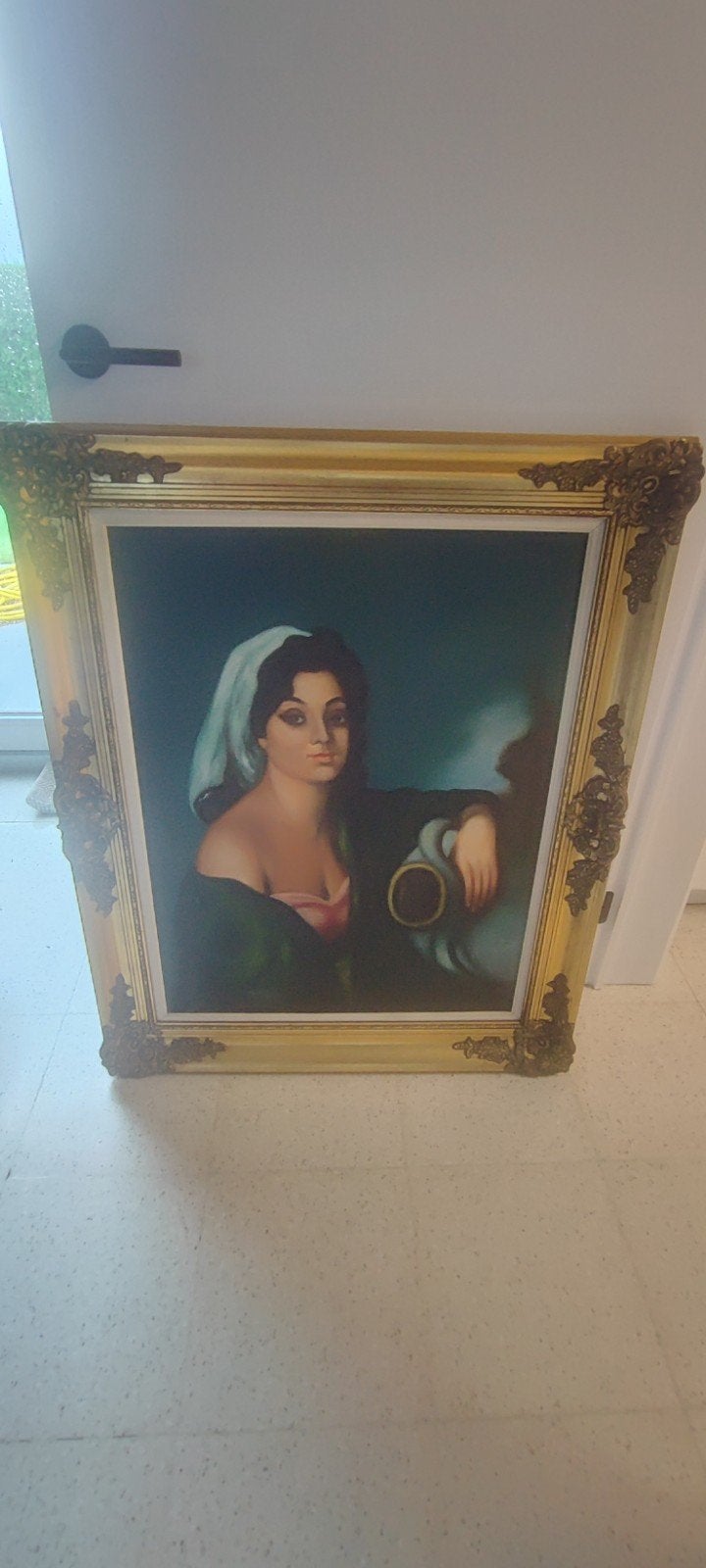 École hollandaise (XIX), Portrait ou Personnes, Enlèvement ou Envoi, Peinture à l'huile, Signé