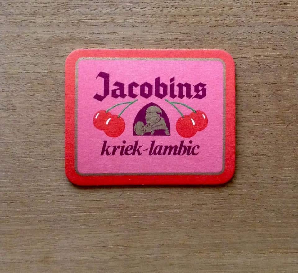 Jacobins Kriek-Lambic bierviltjes uit 1990, Ophalen of Verzenden, Nieuw