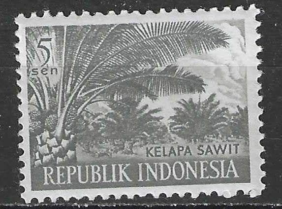 Indonesie 1960 - Yvert 215 - Palmbomen (PF), Verzenden, Postfris