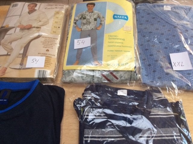 Te koop 5 heren pyjama's maat 52/54, Enlèvement ou Envoi, Neuf, Taille 52/54 (L), Andere