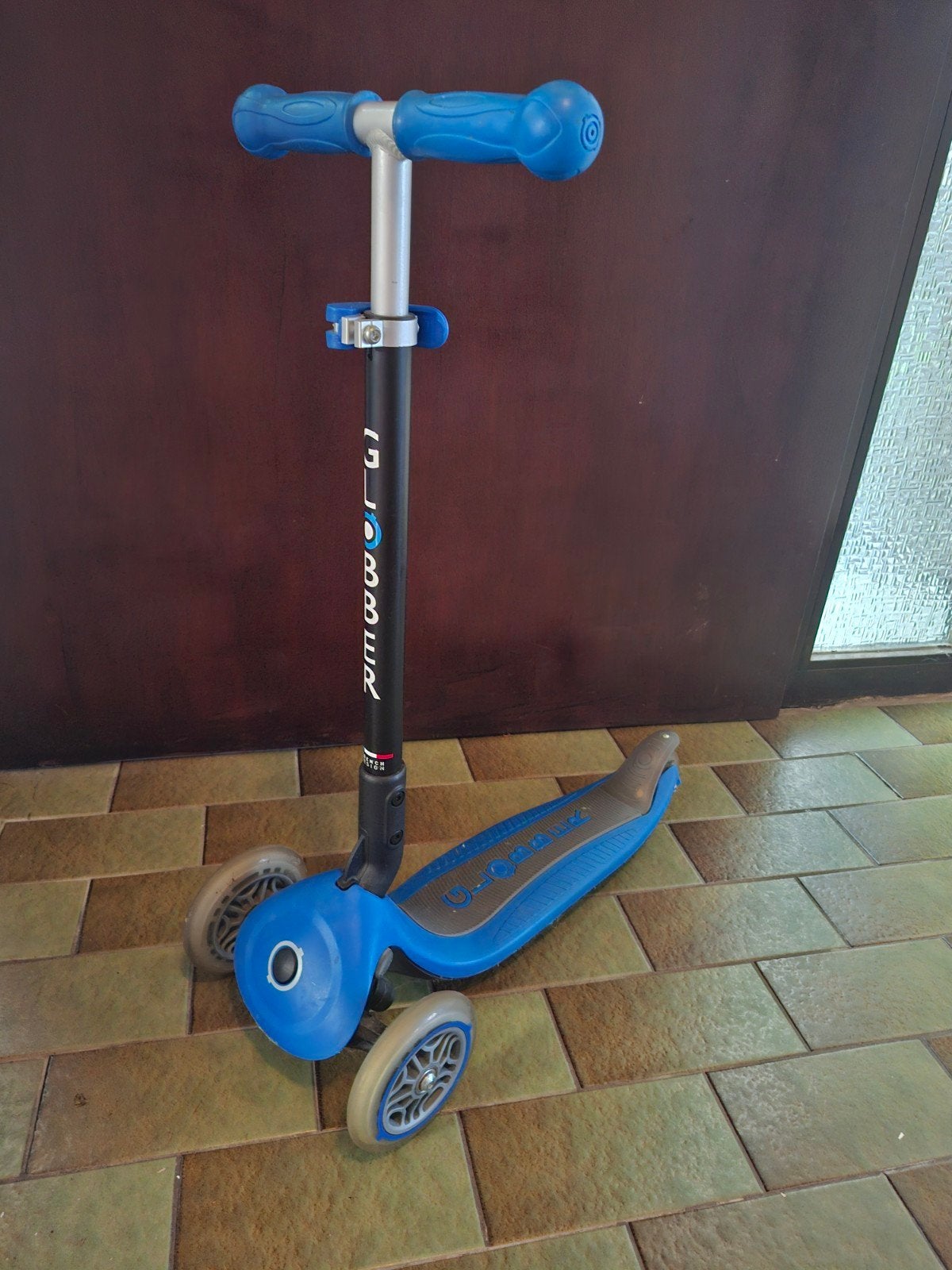 globber step blauw verstelbaar, Vélos & Vélomoteurs, Enlèvement, Utilisé, Step simple, Globber