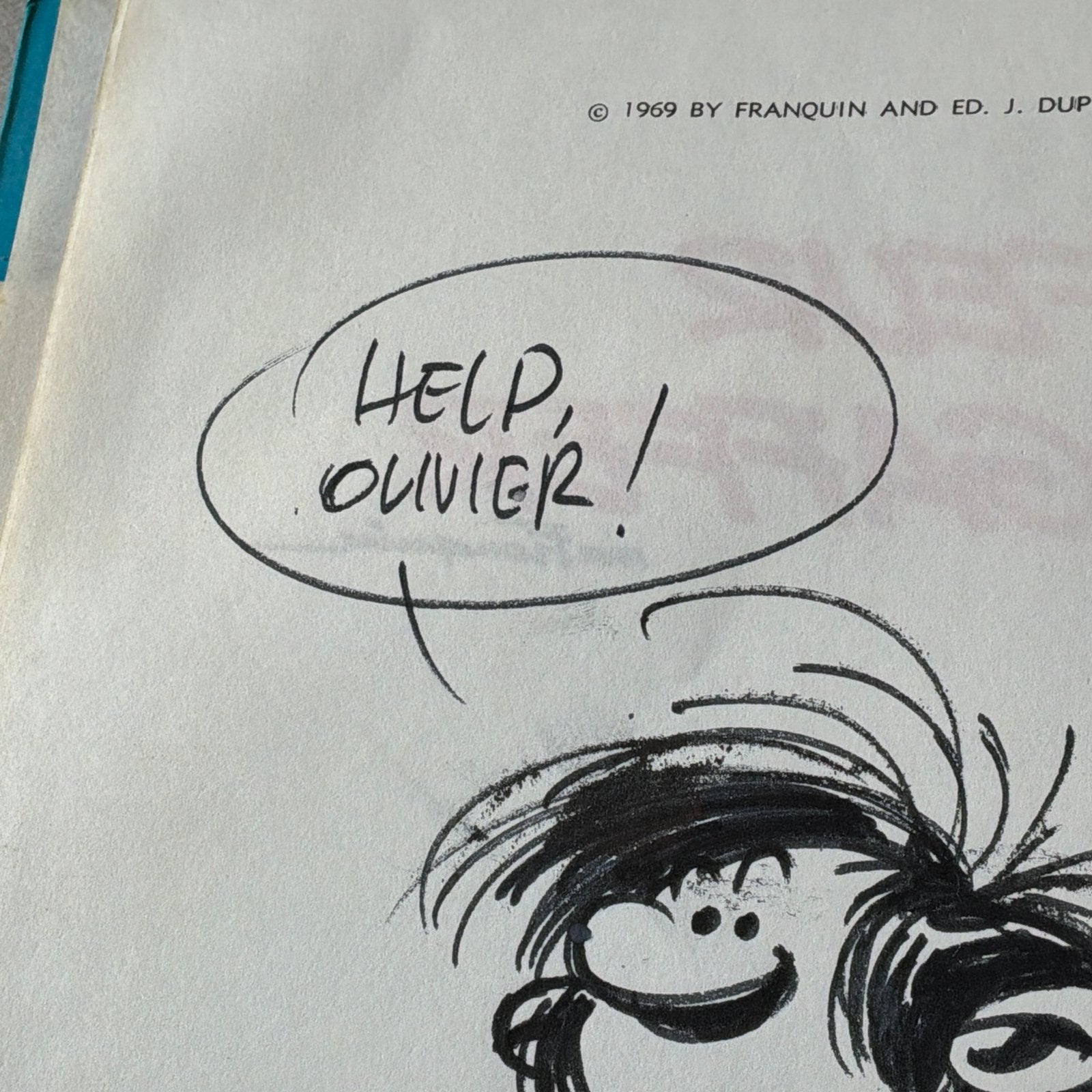 Inwijding van Gaston Lagaffe door Franquin, Verzamelen, Ophalen of Verzenden, Zo goed als nieuw