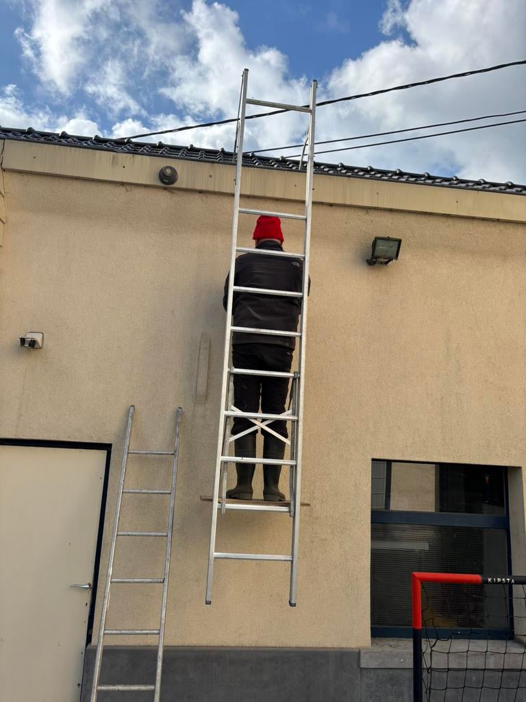 Gootladders 2 stuks, Doe-het-zelf en Bouw, Steigers, Ophalen, Zo goed als nieuw