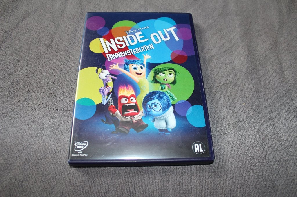 DVD Inside Out, Animatie, Nederlands, Ophalen of Verzenden, Gebruikt