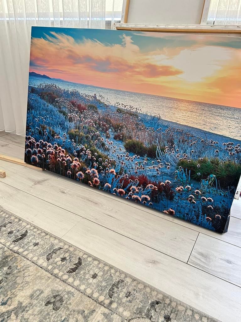 canvas foto schilderij natuur en zee, Ophalen
