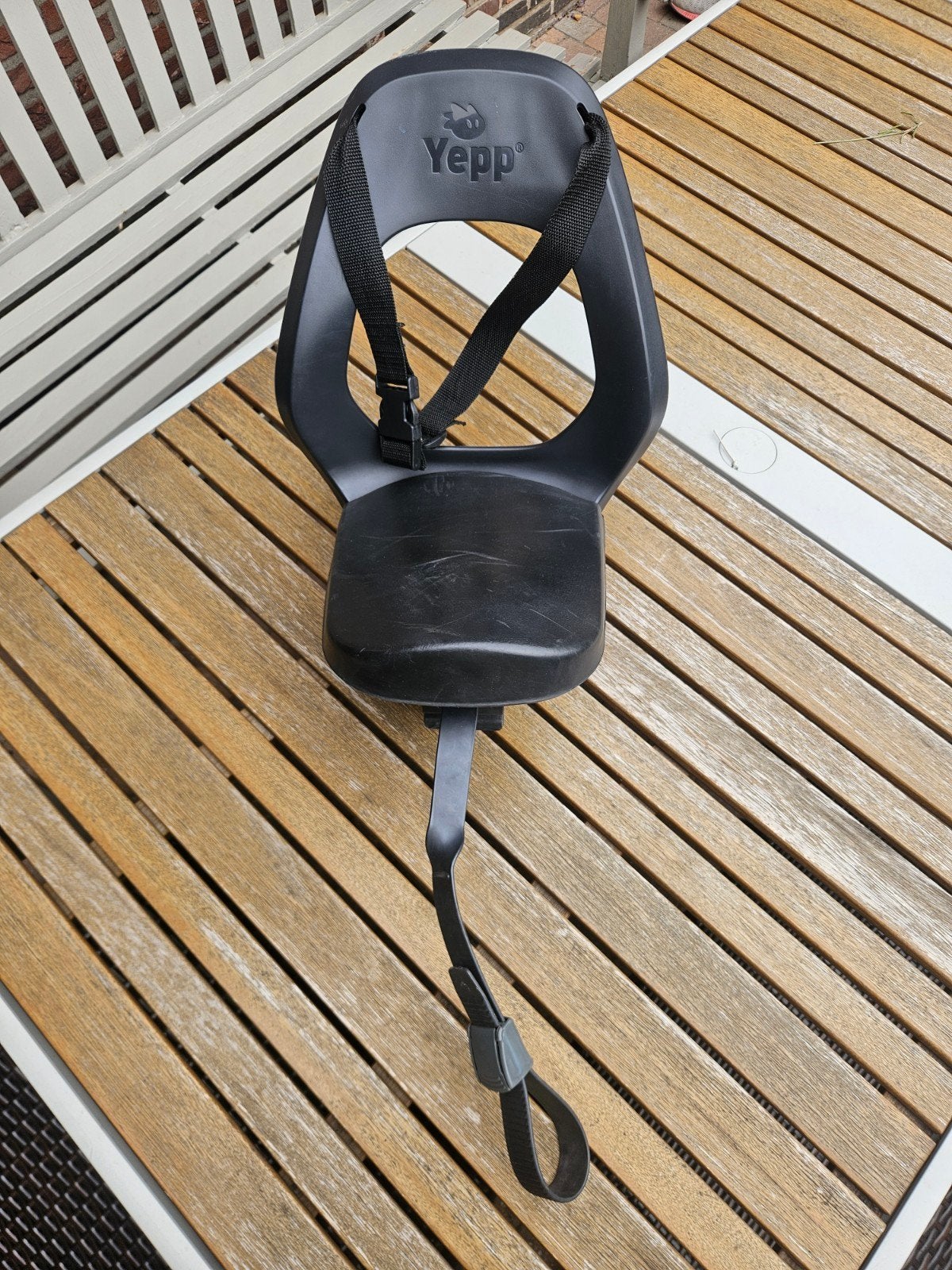 kinderzitje yepp junior black easyfix, Fietsen en Brommers, Ophalen