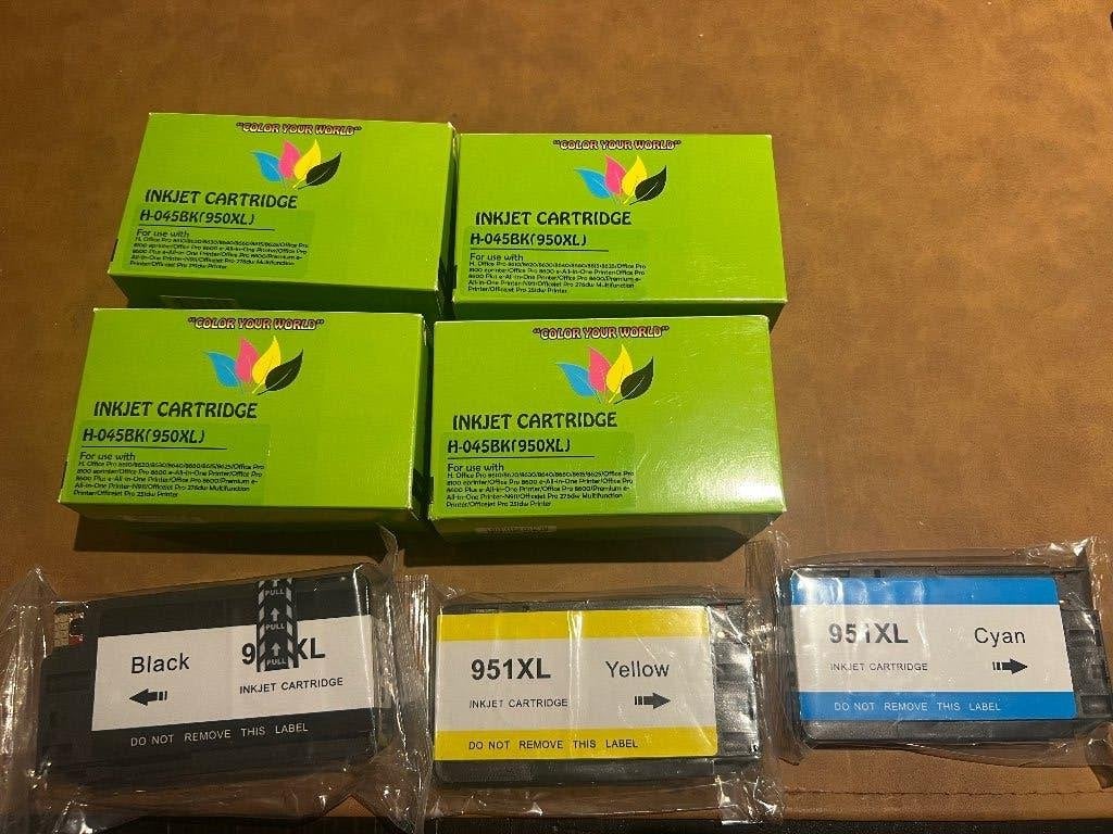 Hp cartridges (hp 950xl) (hp 951xl), Informatique & Logiciels, Fournitures d'imprimante, Enlèvement, Cartridge, HP
