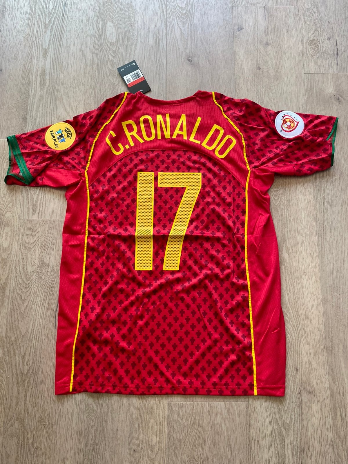 Cristiano Ronaldo – Portugal – EK Finale 2004, Kleding | Heren, Ophalen of Verzenden, Maat 52/54 (L)