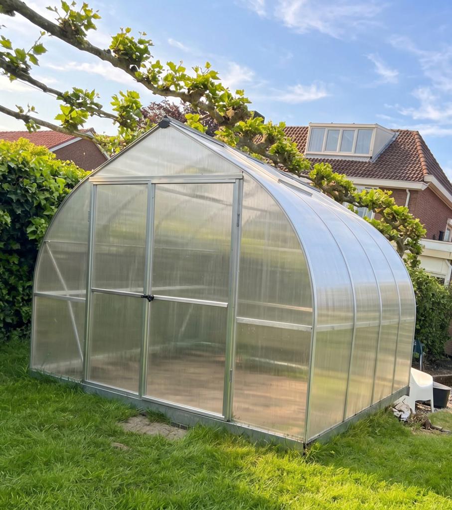 Tuinkas polycarbonaat, Ophalen, Polycarbonaat, Gebruikt, Aluminium