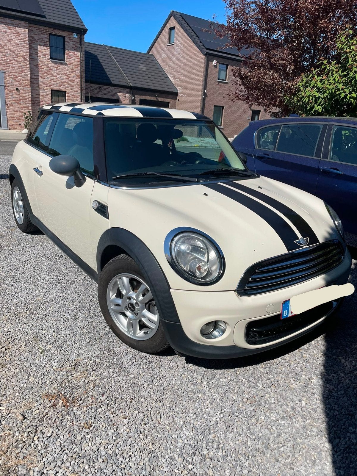 Mini One D euro 5, Auto's, Stof, Zwart, 1600 cc, Beige