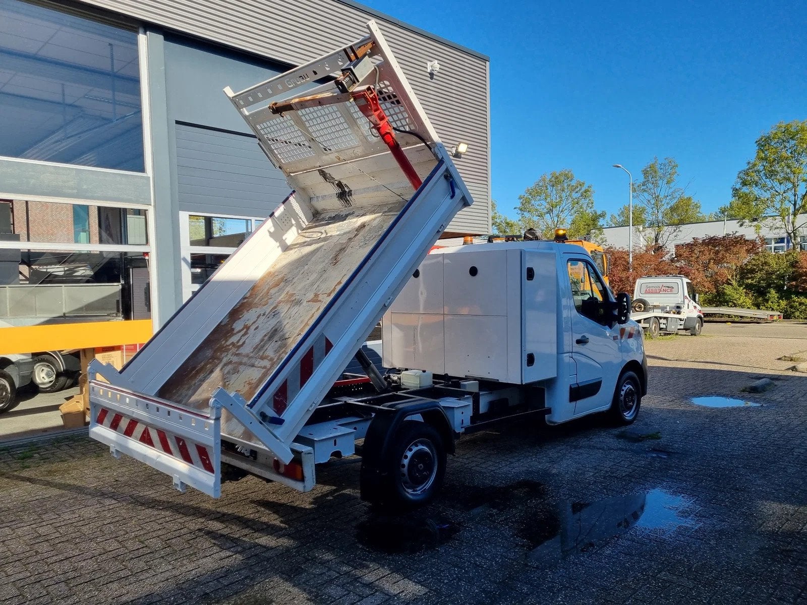 Renault Master 2.3 dci 146 pk Kipper Hijskraan 300 kg Euro 6, Voorwielaandrijving, 146 pk, Gebruikt, Euro 6