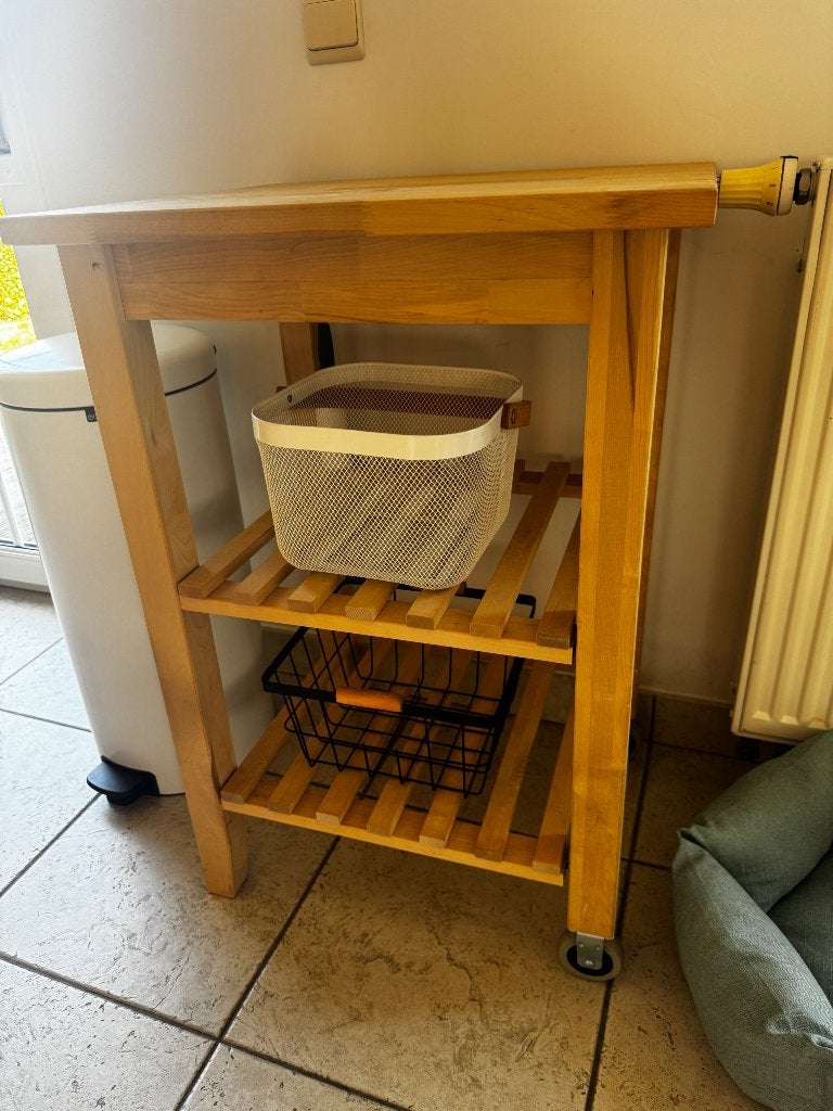 Desserte IKEA Bois, Bois, 50 à 100 cm, Carré, Enlèvement