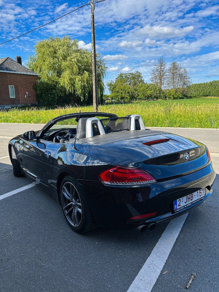 BMW Z4, Auto's, BMW, 4 cilinders, Cabriolet, Zwart, Leder